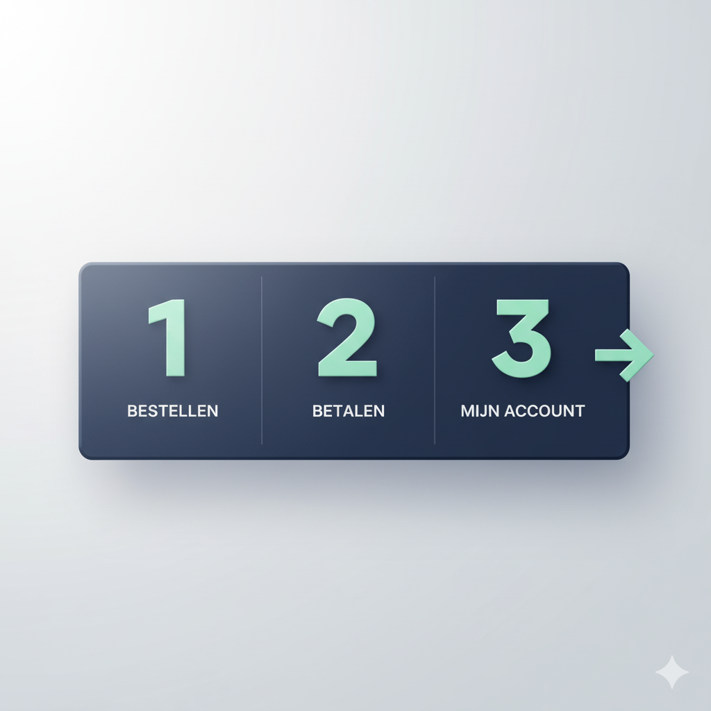 Makkelijk Bestellen in 3 Stappen