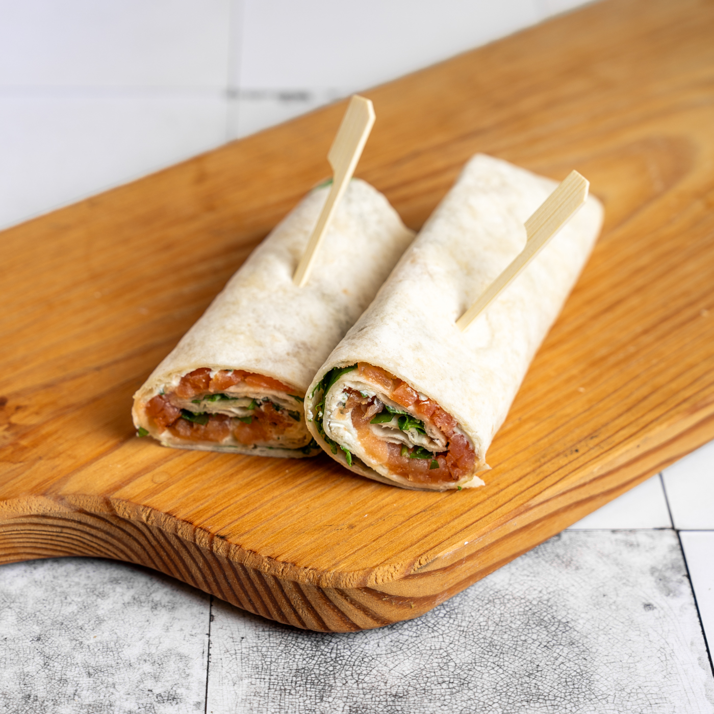 Wrap Gerookte Zalm Roomkaas