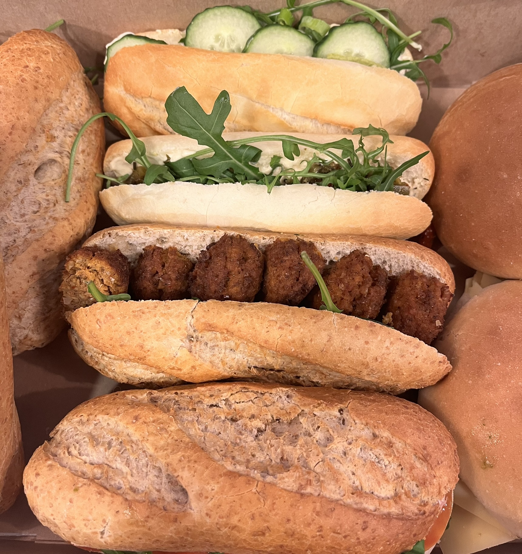 10 Gemengde Broodjes Vegan Luxe